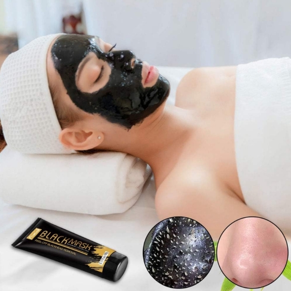 ʕ·ᴥ·ʔ Nimiah Blackhead Remover Mask Activated Charcoal Peel Off Black Mask - Picture 3 of 7